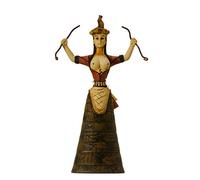 Déesse Serpent Minoenne 16e Siècle Réplique Crétoise Guérisseuse Prêtresse Statue 20 cm