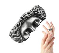 Déesse Vénus Face Ring Bague Demi-visage Vénus | Bague Chic À La Mode Pour Femmes Et Hommes Bagues Femme À La Mode Charmante Bague Vénus Grecque Antique Pour Index Bague Grecque Antique