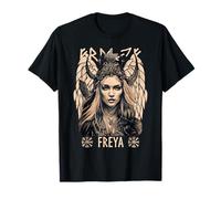 Déesse Viking Freya Shieldmaiden Mythologie celtique T-Shirt