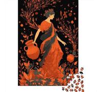 DéessePuzzles 1000 Pièces pour Adultes, Esthétique de la céramique Grecque antiquejeux ÉduChatifs, Décoration D'intérieur70x50cm/1000pcs