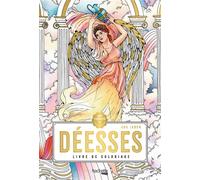 Déesses - Livre de coloriage - Ana Jaren - Hachette Heroes - broché - Livre-jeu