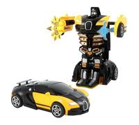 DEETREK Voitures jouets transformables, collisions éformables, voitures jouets pour garçons, jouets de voiture à assembler par accident, nouveaux jouets créatifs robots