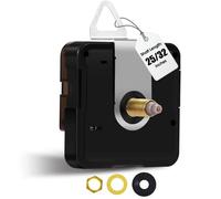 DEEWISH Mécanisme d'horloge à quartz de rechange à piles, pièces d'horloge murale pour le faire vous-même (longueur totale de la tige 127/162,6 cm, aiguilles non incluses, série DW-5168)