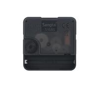 DEEWISH Mouvement d'horloge à quartz de rechange à piles, pièces d'horloge murale pour le bricolage (longueur totale de la tige de 50,8 cm, aiguilles non incluses, série DW-5168)