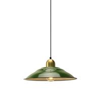 DEEYIN Lampe suspendue verte industrielle E27 avec abat-jour en métal, plafonnier en fer, hauteur de suspension réglable, lustre minimaliste pour lampe de chevet, chambre à coucher, salle d'étude