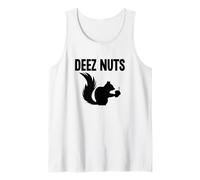 Deez Nuts Écureuil Amusant Tenant Une Noix Animal Mignon Débardeur