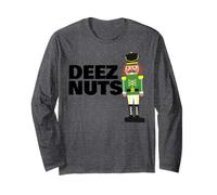 Deez Nuts Funny Christmas Nutcracker Deez Nuts Manche Longue