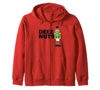 Deez Nuts Funny Christmas Nutcracker Deez Nuts Sweat à Capuche