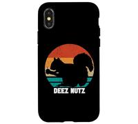 Deez Nutz Nutcracker Squirrel Gopher Chipmunk Dees Nuts Coque pour iPhone X/XS