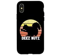 Deez Nutz Nutcracker Squirrel Gopher Chipmunk Dees Nuts Coque pour iPhone X/XS