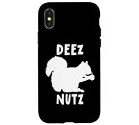 Deez Nutz Nutcracker Squirrel Gopher Chipmunk Dees Nuts Coque pour iPhone X/XS