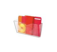 Deflect-o Pochette murale A4 paysage – transparente