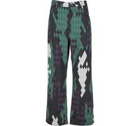 DEF Jean 'Dry' vert / violet / noir / blanc, Taille 34