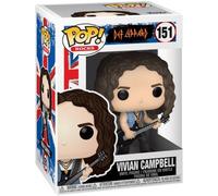 Def Leppard - Bobble Head Pop N° 151 - Vivian Campbell - 9cm