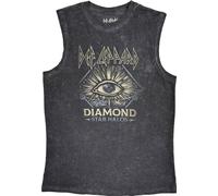 Def Leppard - "Diamond Star Halos" Haut sans manches pour homme/femme unie RO14331 (L) (Anthracite)