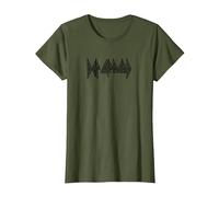 Def Leppard - Hollow (Black) T-Shirt, Femme, Olive, 3XL