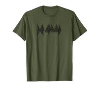 Def Leppard - Hollow (Black) T-Shirt, Homme, Olive, XXL