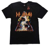 Def Leppard 'Hysteria Album' (Noir) T-Shirt - NOUVEAU ET OFFICIEL