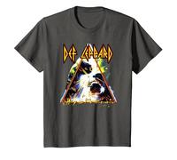 Def Leppard Hysteria Rock Music Band T-Shirt, Enfant, Asphalte, 2 Ans