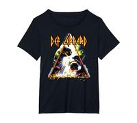 Def Leppard Hysteria Rock Music Band T-Shirt, Femme Grandes Tailles, Noir, 4X