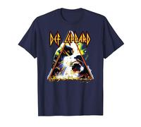 Def Leppard Hysteria Rock Music Band T-Shirt, Homme, Bleu Marine, 6XL