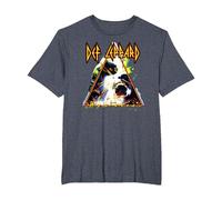 Def Leppard Hysteria Rock Music Band T-Shirt, Homme Grandes Tailles, Bleu Chiné, 2X Tall