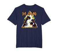 Def Leppard Hysteria Rock Music Band T-Shirt, Homme Grandes Tailles, Bleu Marine, 6X Tall