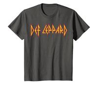 Def Leppard Logo Classique T-Shirt, Enfant, Asphalte, 10 Ans