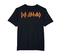Def Leppard Logo Classique T-Shirt, Homme Grandes Tailles, Noir, 6X Tall