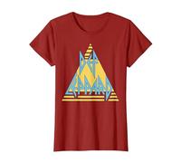 Def Leppard - Logo Pastel T-Shirt, Femme, Canneberge, XXL