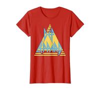 Def Leppard - Logo Pastel T-Shirt, Femme, Rouge, M