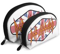 Def Leppard Sacs À Main, Pochettes, Portefeuilles, Trousses De Maquillage, Sacs De Rangement De Voyage, Sacs De Rangement En Forme De Coquillage, Blanc, Taille Unique