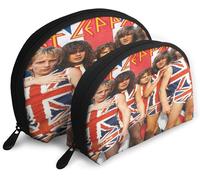Def Leppard Sacs À Main Sur Mesure Sacs À Main Pochette Portefeuille Cosmétique Sac De Voyage Sac De Rangement En Forme De Coquillage 1 Grand Et 1 Petit