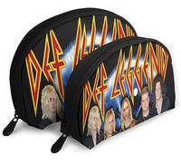 Def Leppard Sacs À Main Sur Mesure Sacs À Main Pochette Portefeuille Cosmétique Sac De Voyage Sac De Rangement En Forme De Coquillage 1 Grand Et 1 Petit
