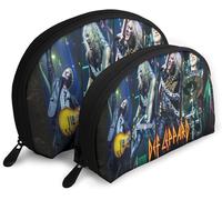 Def Leppard Sacs À Main Sur Mesure Sacs À Main Pochette Portefeuille Cosmétique Sac De Voyage Sac De Rangement En Forme De Coquillage 1 Grand Et 1 Petit