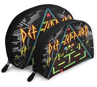 Def Leppard Sacs À Main Sur Mesure Sacs À Main Pochette Portefeuille Cosmétique Sac De Voyage Sac De Rangement En Forme De Coquillage 1 Grand Et 1 Petit