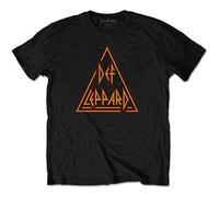 Def Leppard - T-Shirt # L Unisex Black # Classic Triangle [Import]