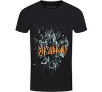 Def Leppard T-Shirt Shatter Homme Noir - Taille XL Noir G