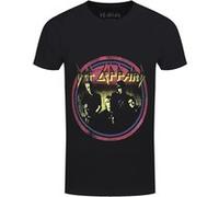 Def Leppard T-Shirt Vintage Circle Homme Noir - Taille XL Noir G