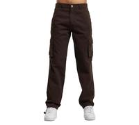 DEF Pantalon cargo brun foncé, Taille 31