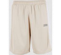 DEF Pantalon ' DEF STRIPES Short ' beige / crème, Taille 31-32
