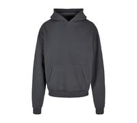 DEF Sweat-shirt 'Drink' gris foncé / noir, Taille M