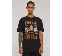DEF T-Shirt 'Gameday' orange / noir / blanc, Taille L