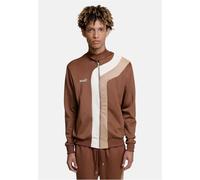 DEF Veste de survêtement beige / marron / blanc, Taille XXL