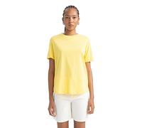 DeFacto B0642ax T-Shirt, Yellow, M Femme