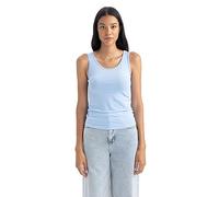 DeFacto B0652ax T-Shirt, LT.Blue, L Femme