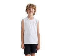 DeFacto B0669a8 T-Shirt, White, 11-12 Ans Garçon