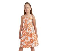 DeFacto B0674a8 Robe décontractée, Orange, 9-10 Ans Fille