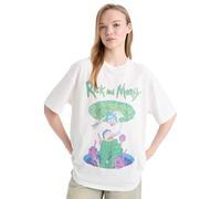 DeFacto Crop Tops-Klassisches Basic Damen-Bequemes Oversize Shirt für Frauen, Blanc cassé, XL Femmes