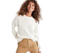 DeFacto H6905AZ Pull en Jersey Basique, Ecru, M Femme